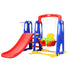 z Kids Slide Swing Set Outdoor Indoor Playground Basketball Toddler Play Centre - Multicolour